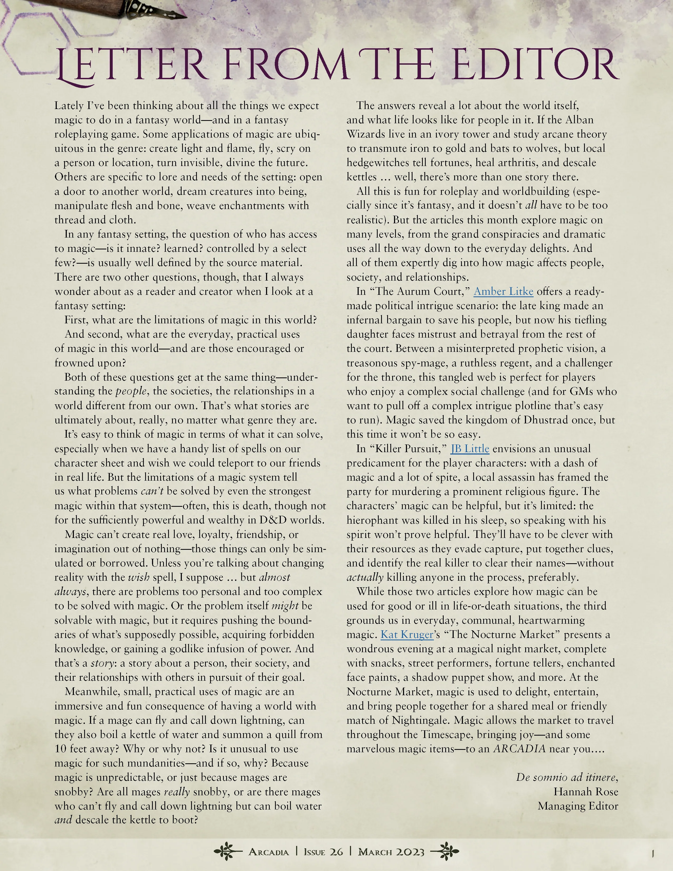 ARCADIA 26 | March 2023 - Image 4