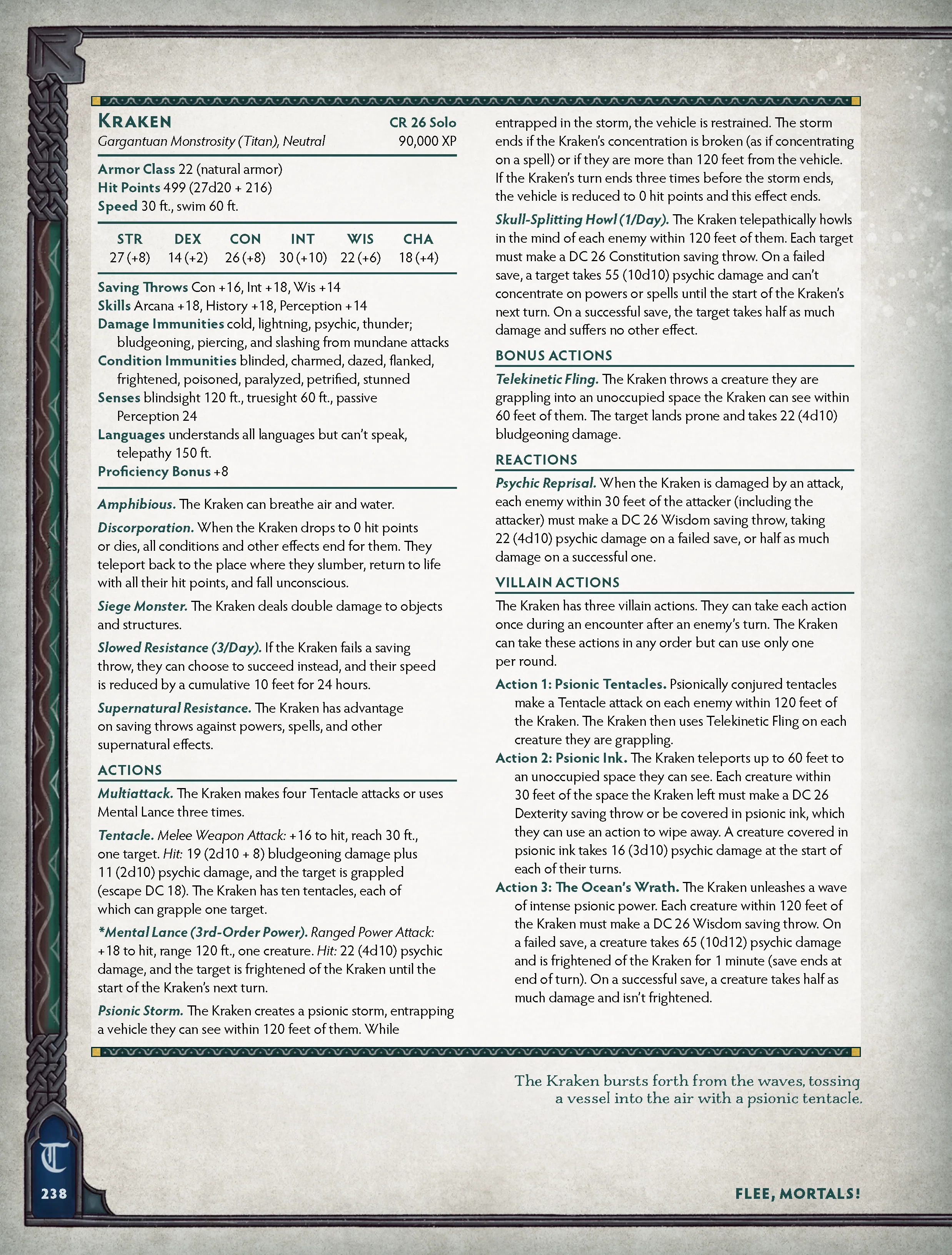 Flee, Mortals! The MCDM Monster Book - Hardcover & PDF - Image 6