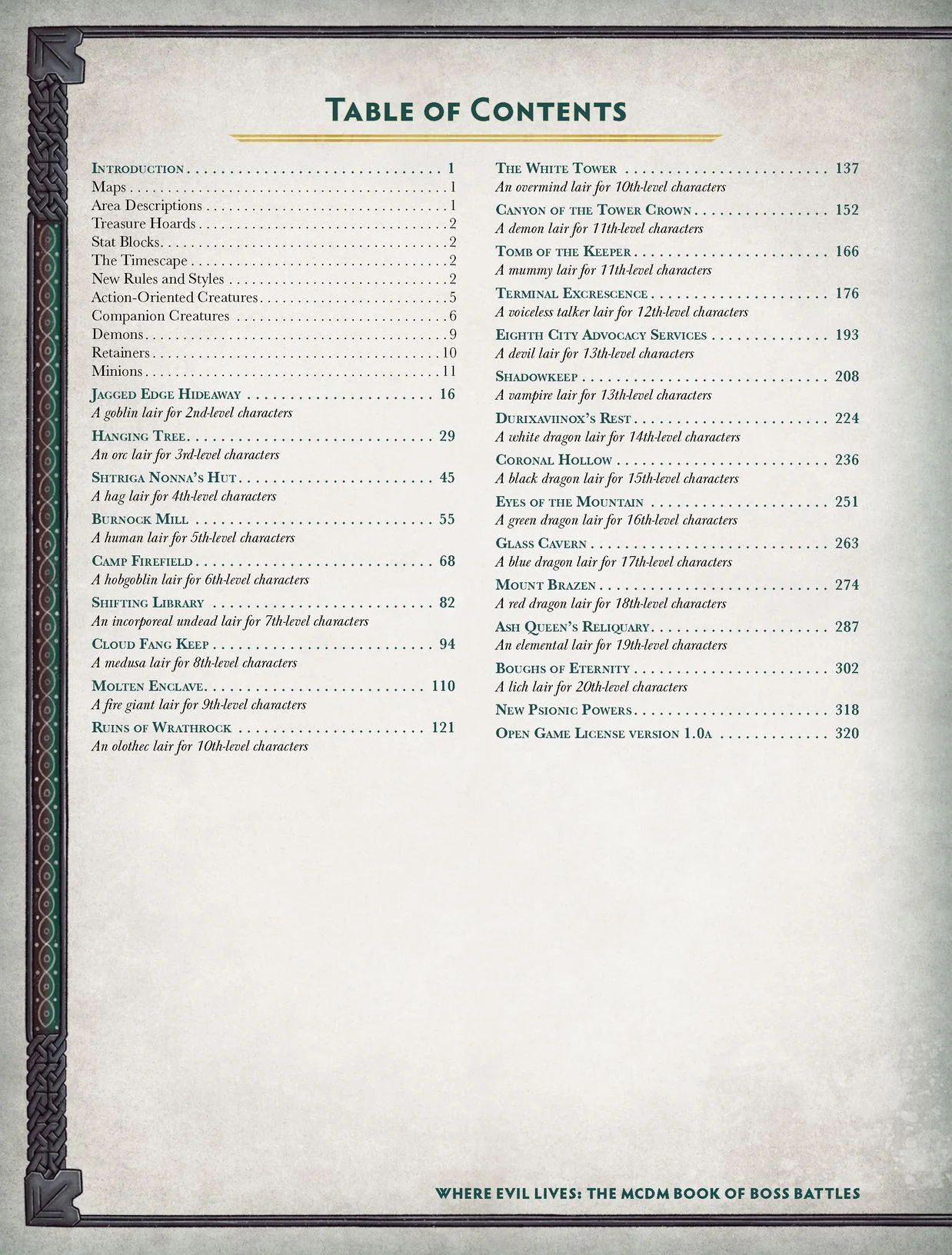 Where Evil Lives: The MCDM Book of Boss Battles - PDF - Image 3